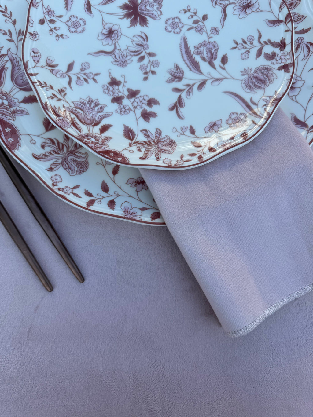 NEW! Velvet Blush Tablecloth