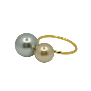 Pearl Ring - Set of 6 Variety of colors available