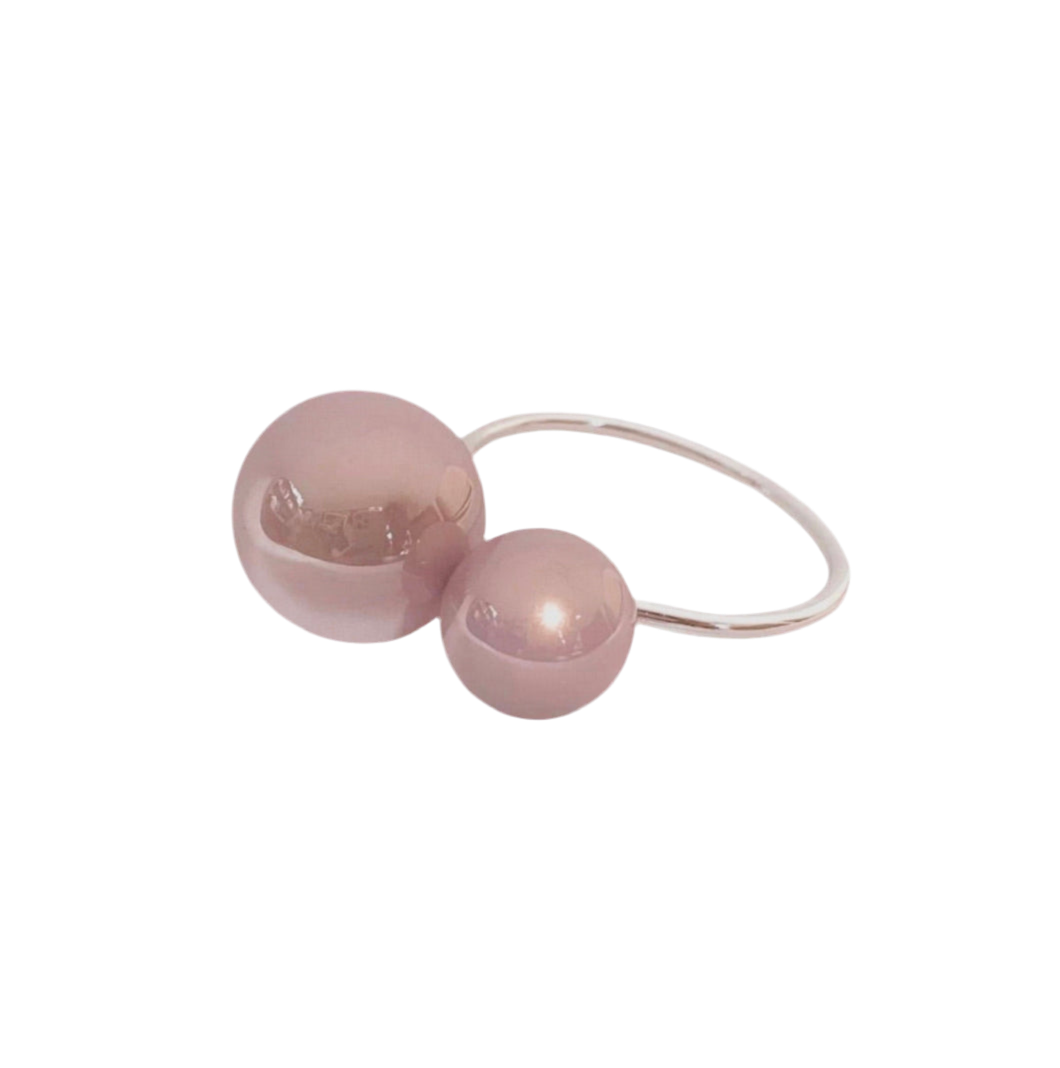 Pearl Ring - Set of 6 Variety of colors available