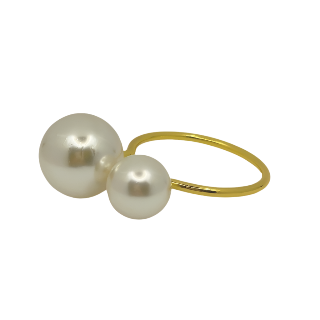 Pearl Ring - Set of 6 Variety of colors available