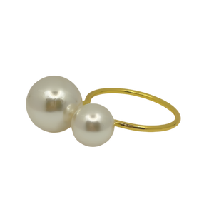 Pearl Ring - Set of 6 Variety of colors available