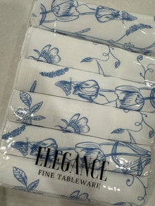 NEW! Blue Victorian Napkin (pack of 6)