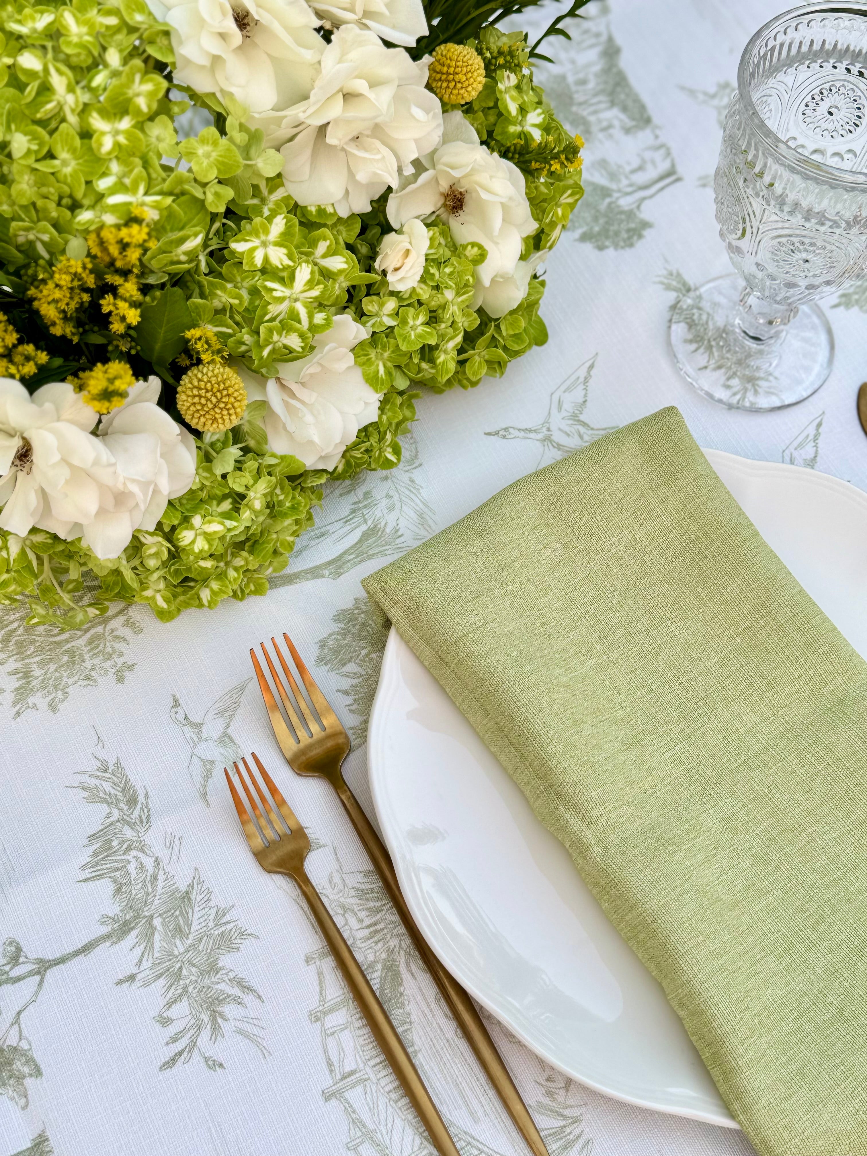 NEW! Green Napkin (Pack of 6)