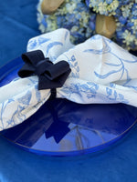 NEW! Blue Victorian Napkin (pack of 6)