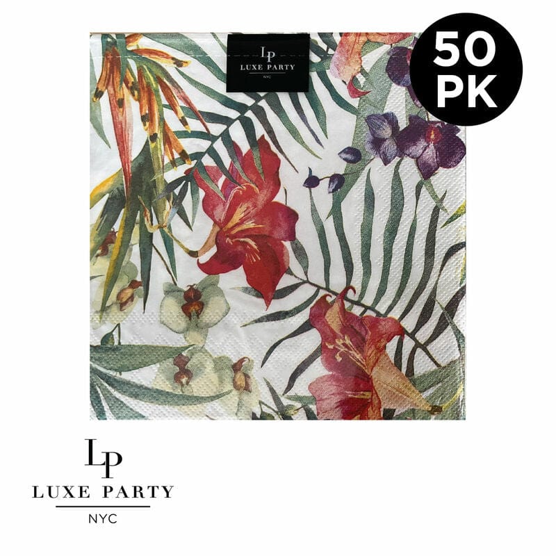 Luxe Party Napkins 20 Lunch Napkins - 6.5" x 6.5" Bot Paper Lunch Napkins | 50 Napkins